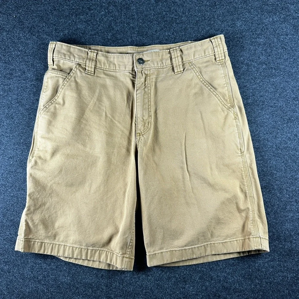 Carhartt Rugged Flex Relaxed Fit Rigby Short Size 34‎ Dark Khaki 9